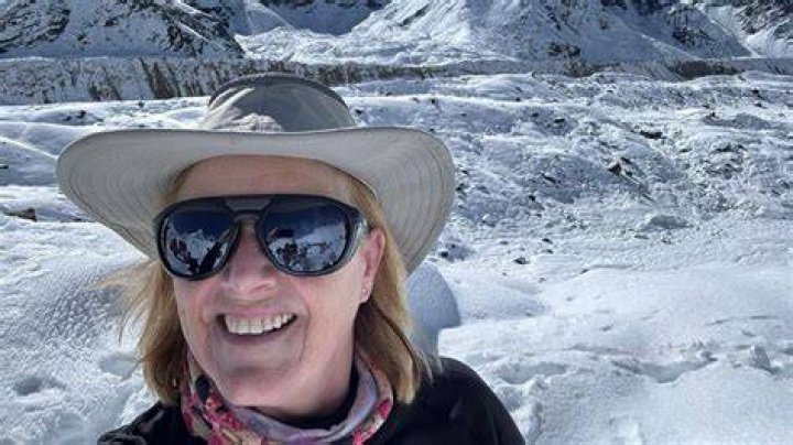 Gillian Millane at the top of Mount Kilimanjaro in Tanzania. Photo / Supplied