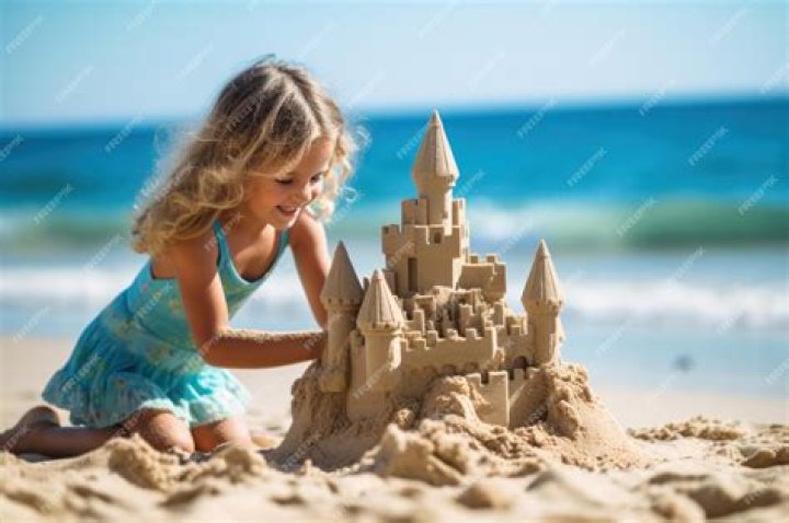 girl in sand