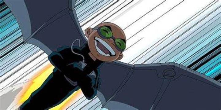 Gizmo Flying From Teen Titans