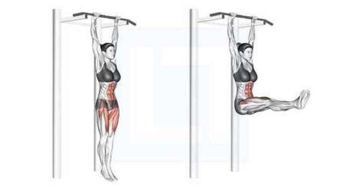 glen powell hanging leg raise