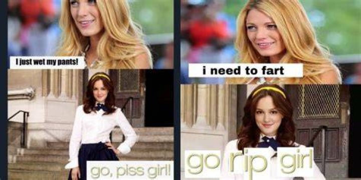 Go Piss Girl // Gossip Girl Spelling Meme by erin taylor