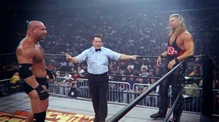 Goldberg v Kevin Nash v Scott Steiner New Blood Rising 2000 Cropped (1)