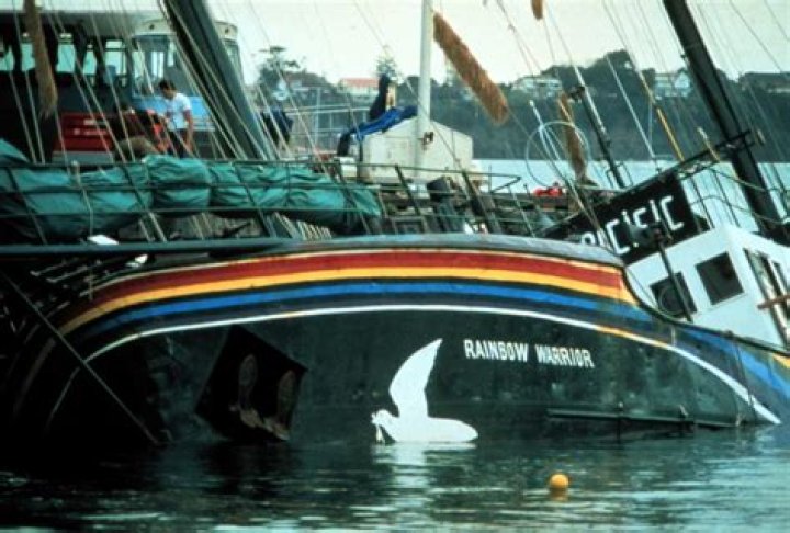 Greenpeace uses Rainbow Warrior bomber's photo