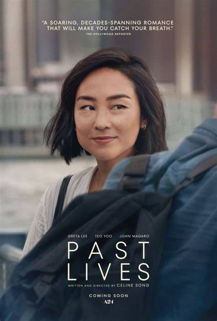 Greta Lee in Past Lives, Cillian Murphy in Oppenheimer, Jeffrey Wright in American Fiction, and Emma Stone in Poor Things.