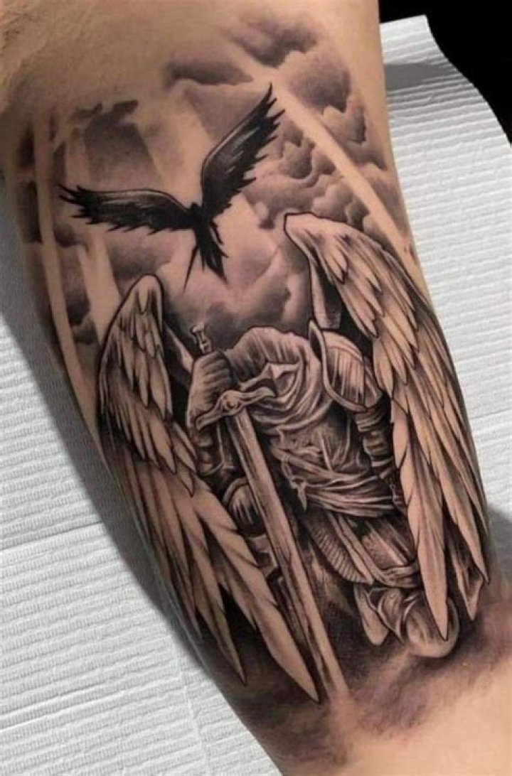 Guardian angel tattoo
