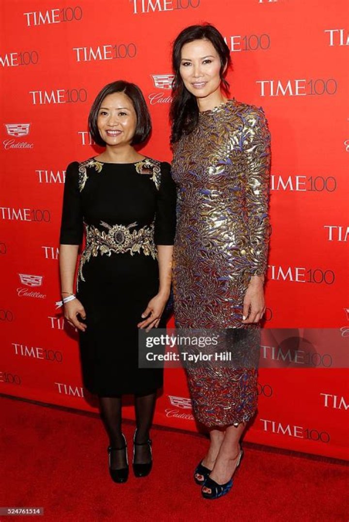 Guo Pei and Wendi Deng attending the 2016 Time 100 Gala in New York City. Photo / Getty Images