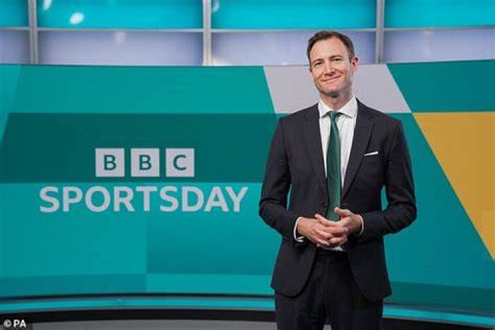 handsome BBC sports reporters