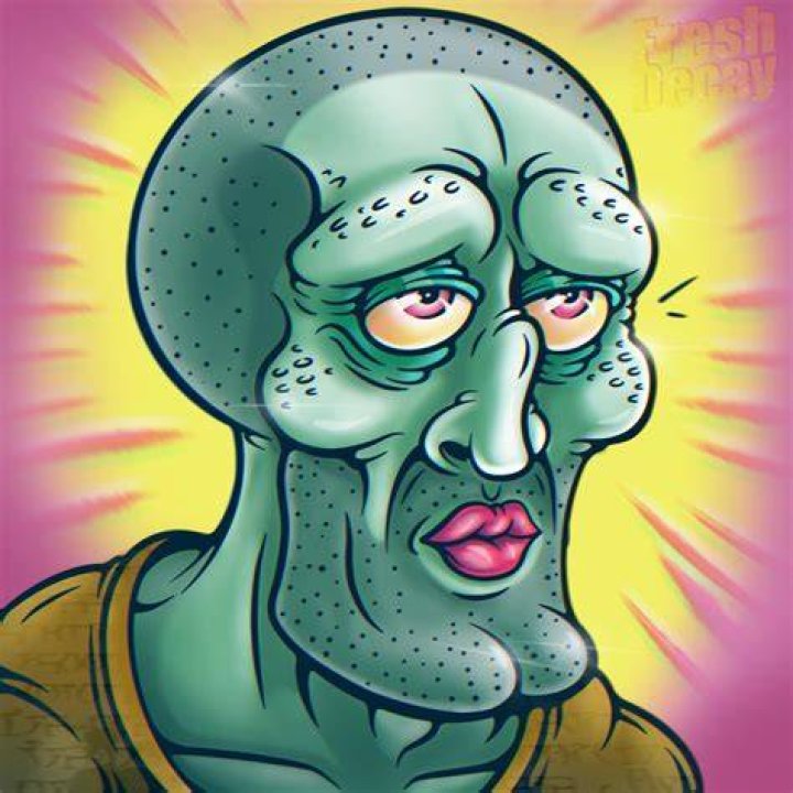 Handsome Squidward Face Digital Art by Exotic Spons Fine Art America