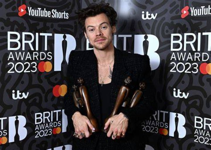 Harry Styles Thanks One Direction Bandmates During Album of the Year Win at 2023 BRIT Awards