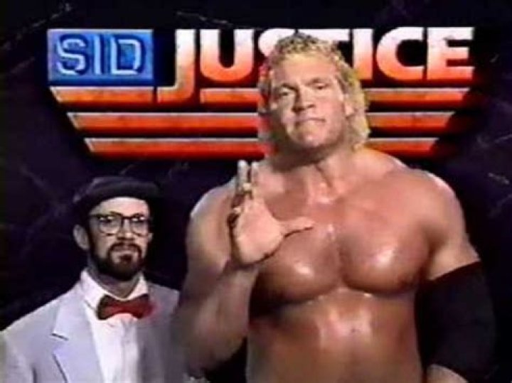 Harvey Wippleman with Sid Justice (a.k.a. Sid Vicious)