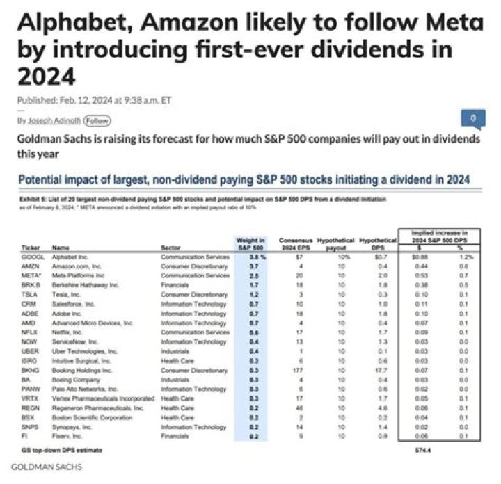 Has Amazon ever paid a dividend?