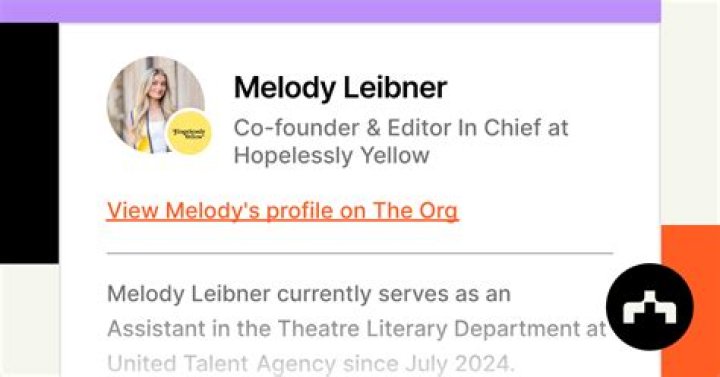 Headshot of Melody Leibner