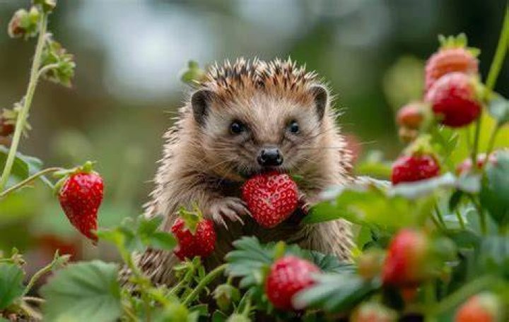 Hedgehog Eating