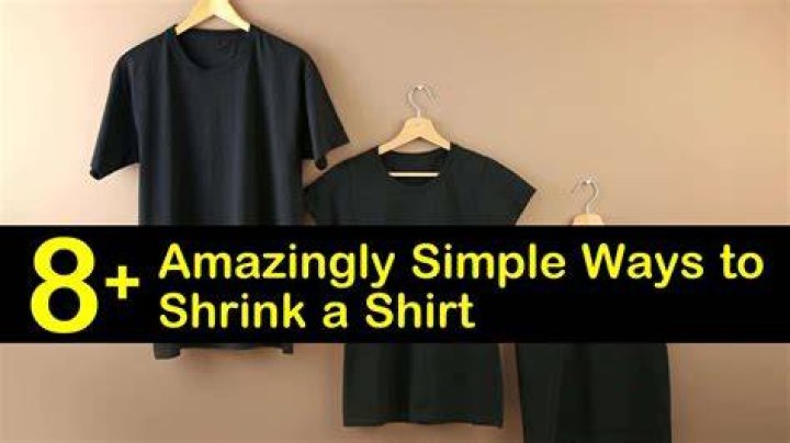 Here's How To Shrink A Shirt The Right Way