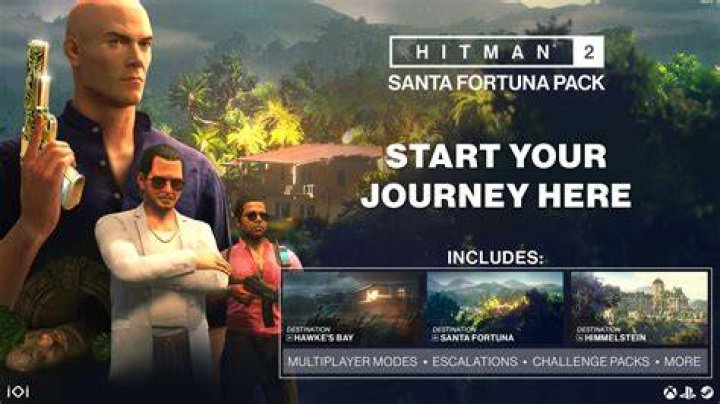 Hitman 2 Santa Fortuna Pack gets you 2 missions, Sniper Assassin map for $15