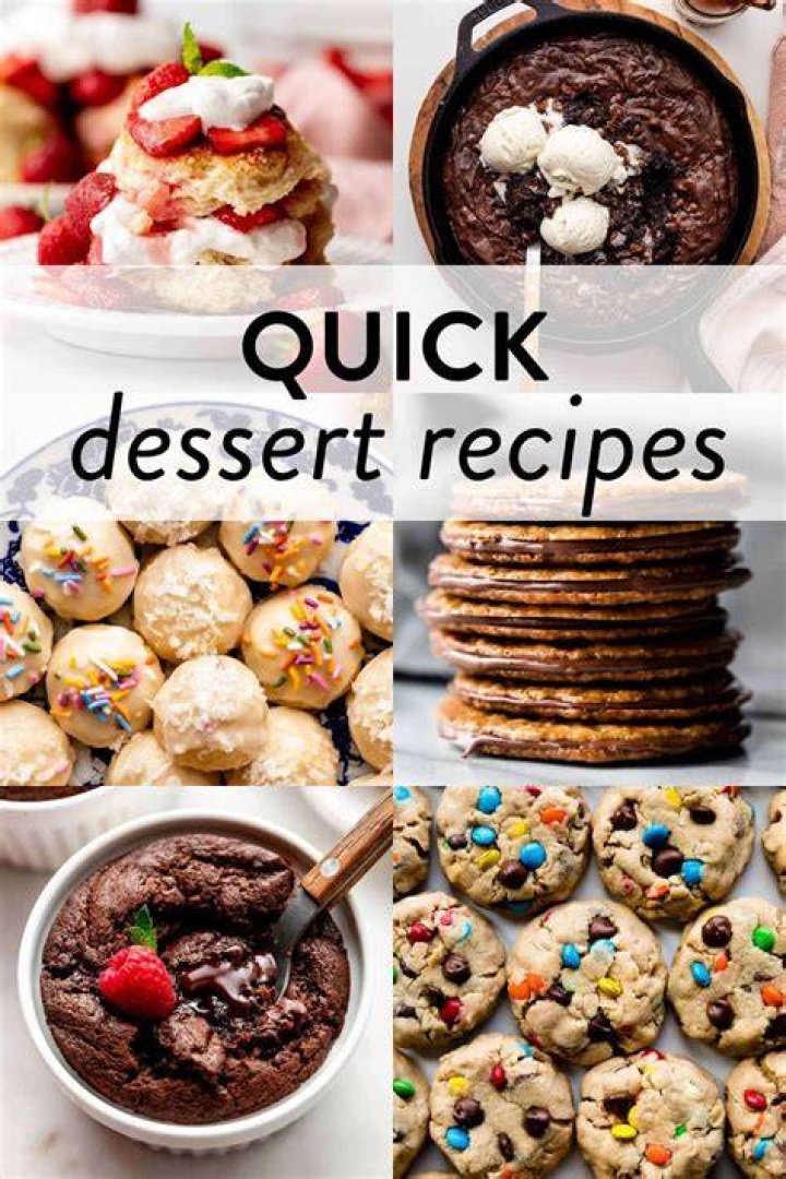 Homemade desserts