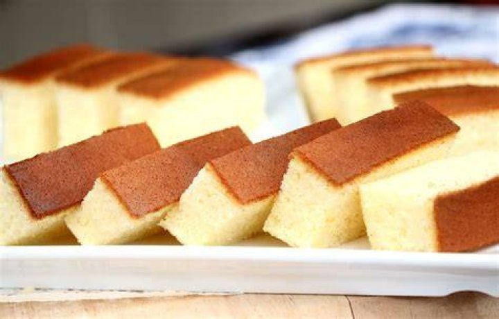 Homemade sponge cake