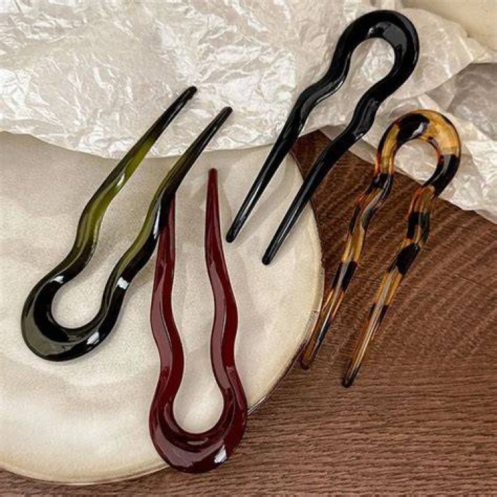 horquilla para el pelo Velvet con lazo