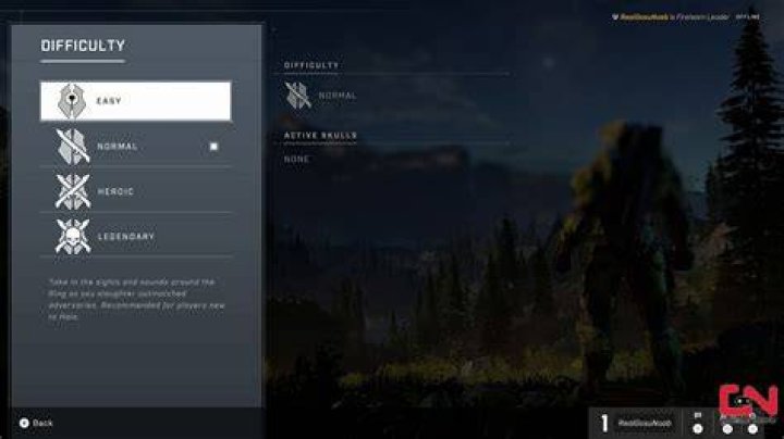 How do you change difficulty in Halo Infinite?