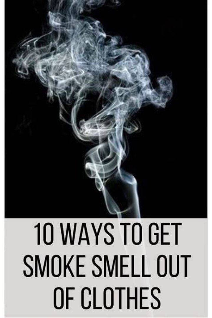 How Do You Get the Smoke Smell Out of Clothes?