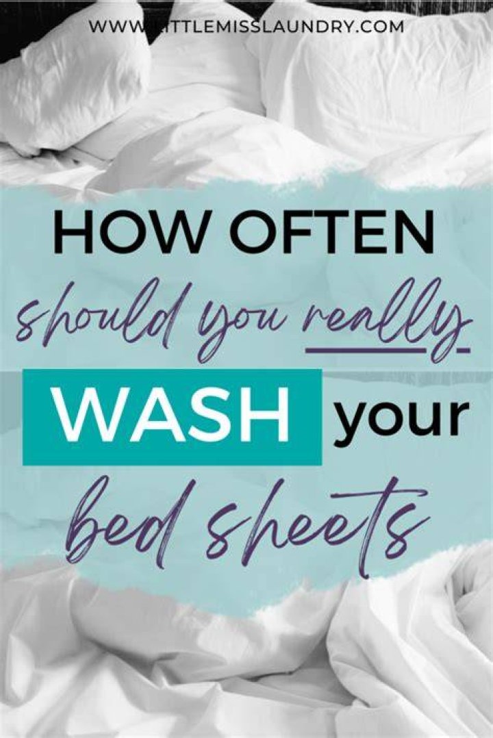 How often should you really wash your sheets?