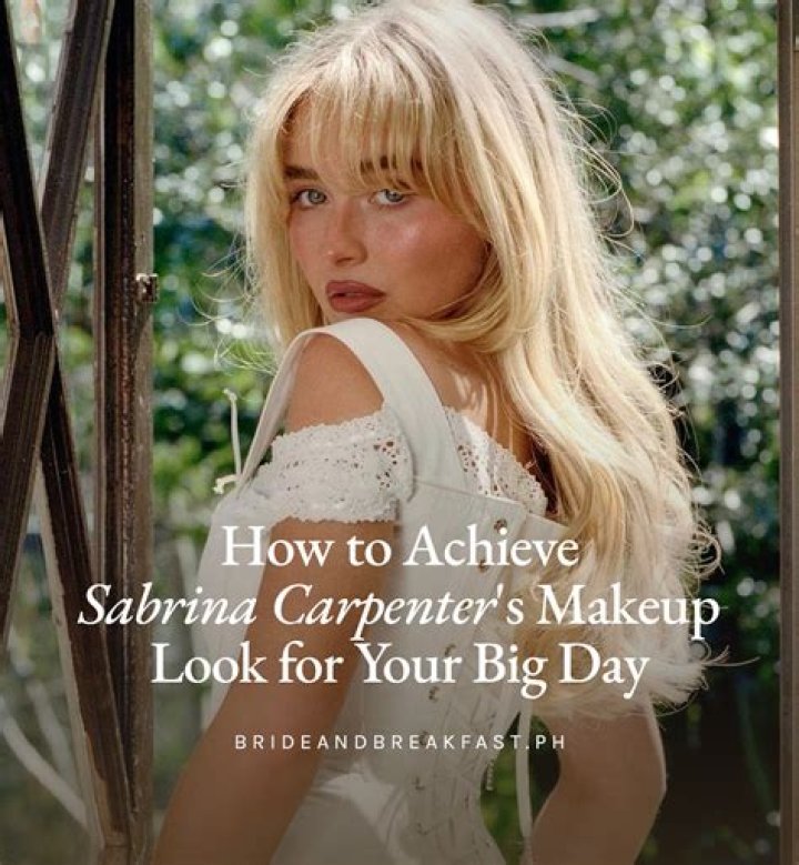 How To Achieve Sabrina Carpenter's Glam Waves & Fluffy Curtain Bangs