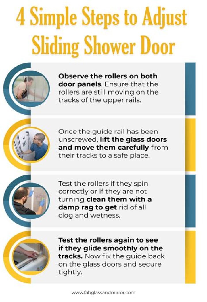 How to Adjust Sliding Shower Doors