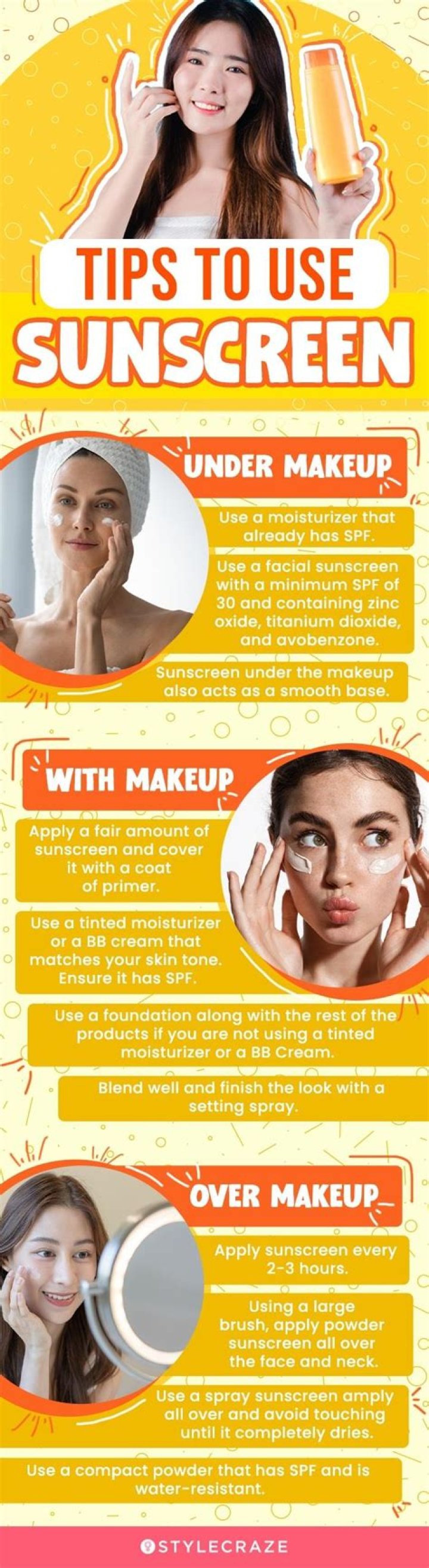 How To Apply Sunscreen Before Makeup