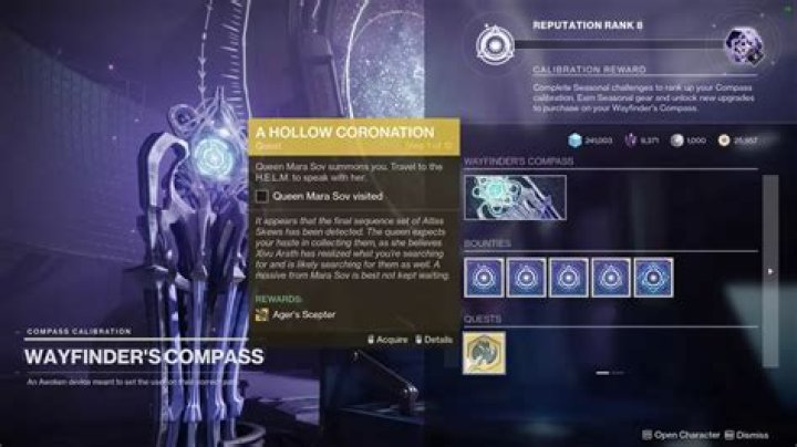 How to complete A Hollow Coronation and get Ager's Scepter in Destiny 2