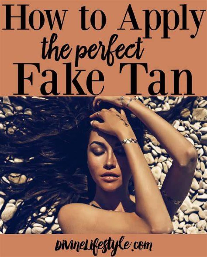 How To Get The Perfect Fake Tan