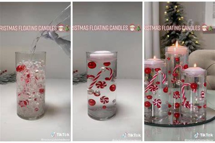 How to Make a Christmas Floating Candle