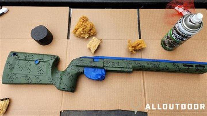 How to paint a rifle stock?