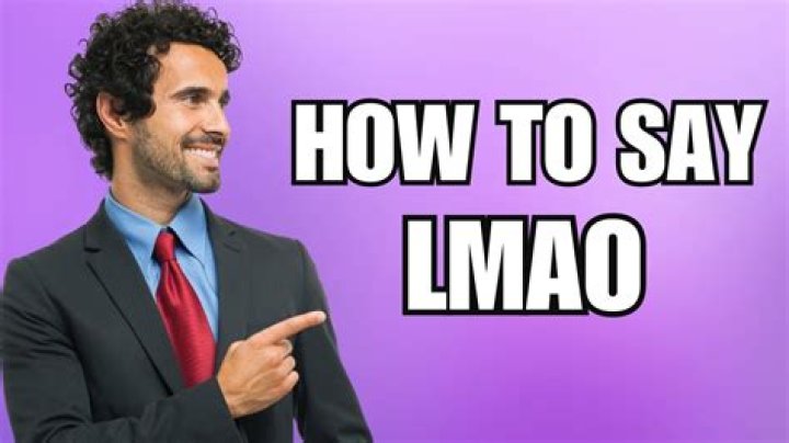 How to Pronounce LMAO YouTube