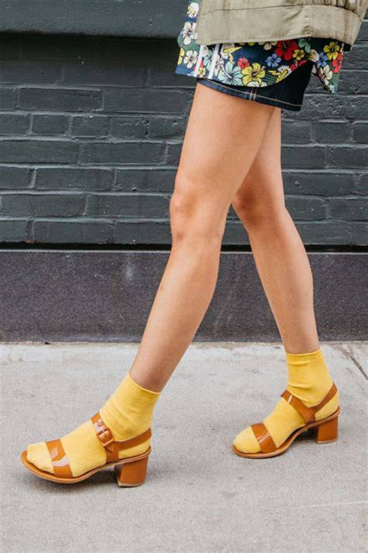 How to wear socks with heels and sandals