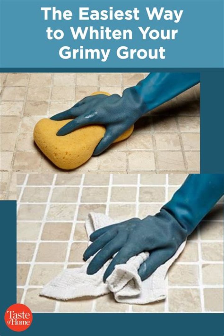 How to Whiten Grimy Grout