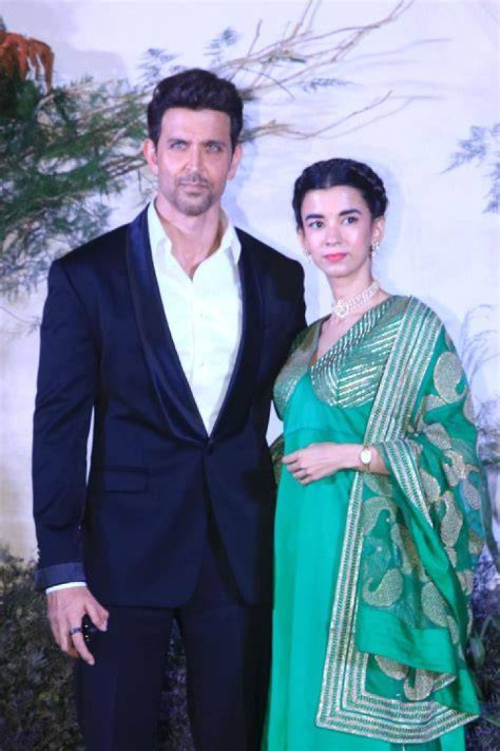 Hrithik Roshan and Saba Azad at Karan Johar's Birthday bash.