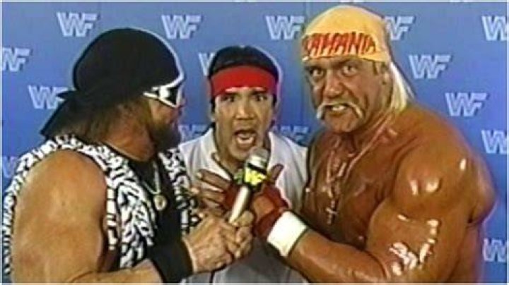Hulk Hogan Ricky Steamboat Pose