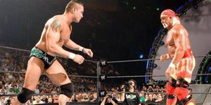 Hulk Hogan v Randy Orton SummerSlam 2006 Cropped
