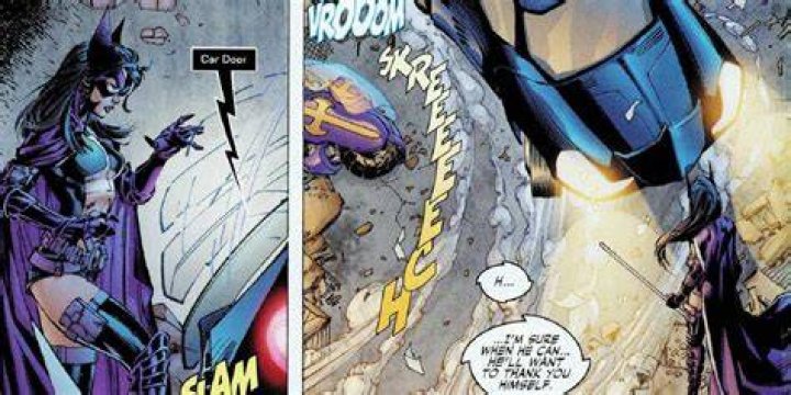 Huntress helps Batman in Batman: Hush
