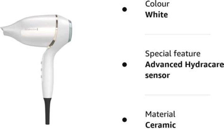 Hydraluxe Pro Hair Dryer - EC9001, White Hydraluxe Pro Hair Dryer - EC9001, White
