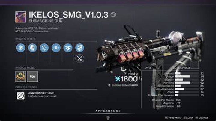 ikelos 1.3 pve god roll