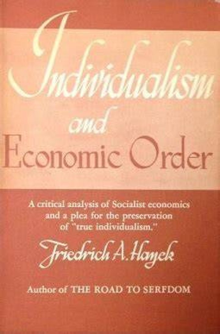 Individualism and Economic Order by Friedrich A. Hayek Collectible