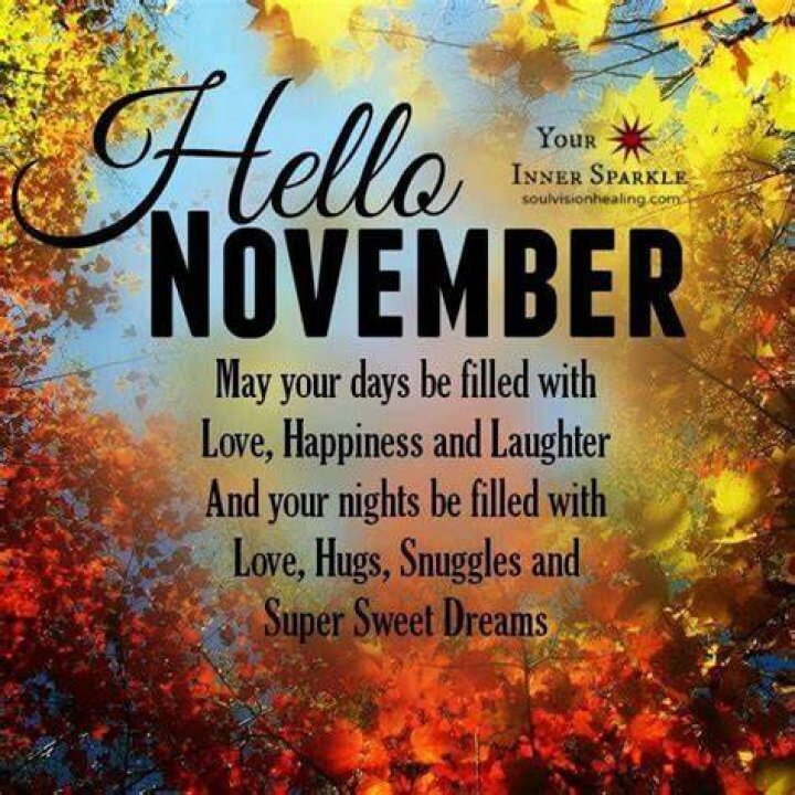 Inspiring Hello November Quote Pictures, Photos, and Images for