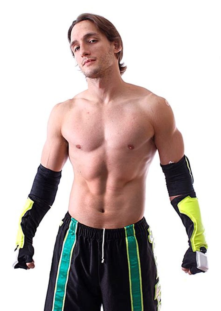 Jack Evans wrestling