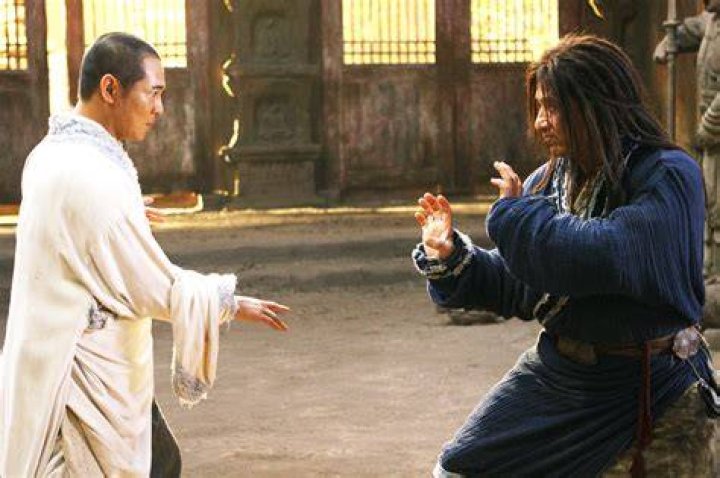 Jackie Chan and Jet Li in The Forbidden Kingdom