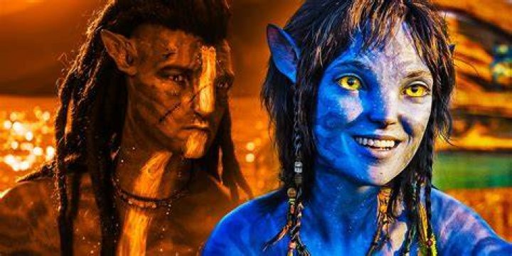 Jake Sully and Kiri in Avatar: Way of Water&nbsp;