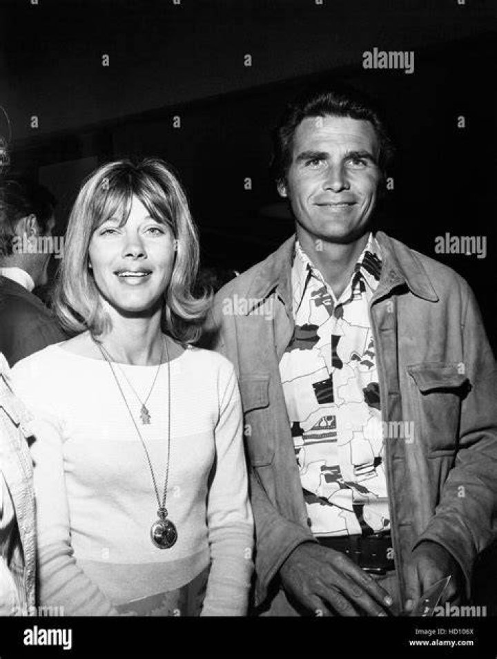James Brolin posing with Jane Cameron Agee