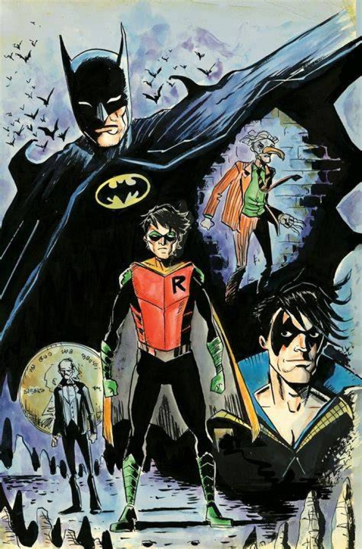 Jason Todd Robin with Batman and Red Hood in Three Jokers.