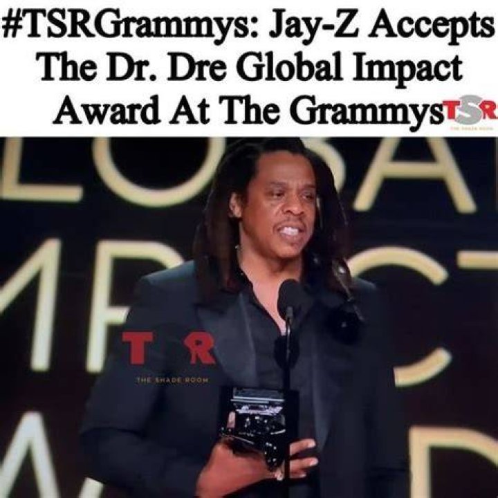 Jay-Z accepts the Dr. Dre Global Impact Award on stage during the 66th Annual Grammy Awards