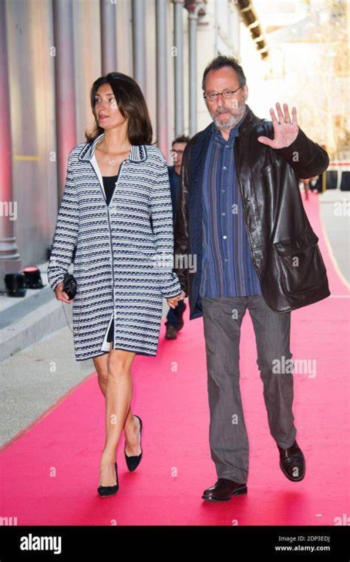 Jean Reno and wife Zofia Borucka out walking in Manhattan New York
